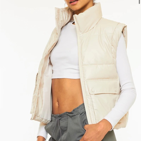 Kancan Frida Faux Leather Puffer Vest - Picture 10 of 15